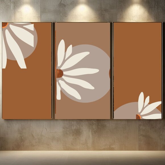 Abstract Digital Prints l Floral Graphic Print l Minimalist l Botanical and Mode - Picture 2 of 10